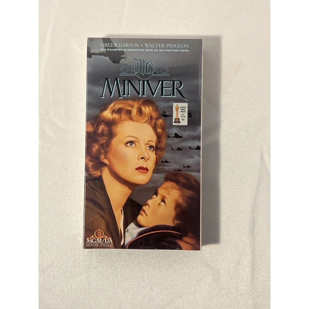 Mrs. Miniver VHS Tape Greer Garson Walter Pidgeon MGM Classic‎ War Movie Sealed